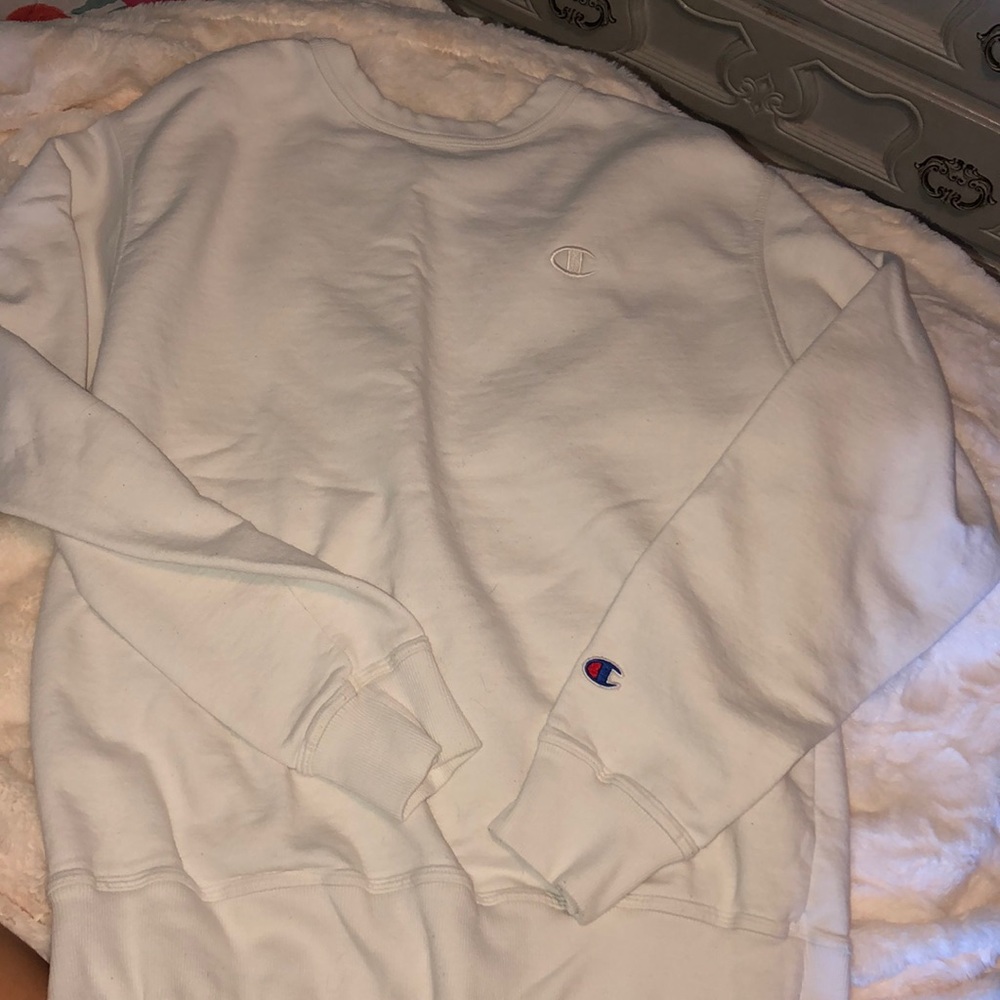 Champion whiteout crewneck